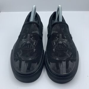 VANS × STAR WARS Classic Slip On Shoes Darth Vader DARK SIDE Men 6.5 Women 8
